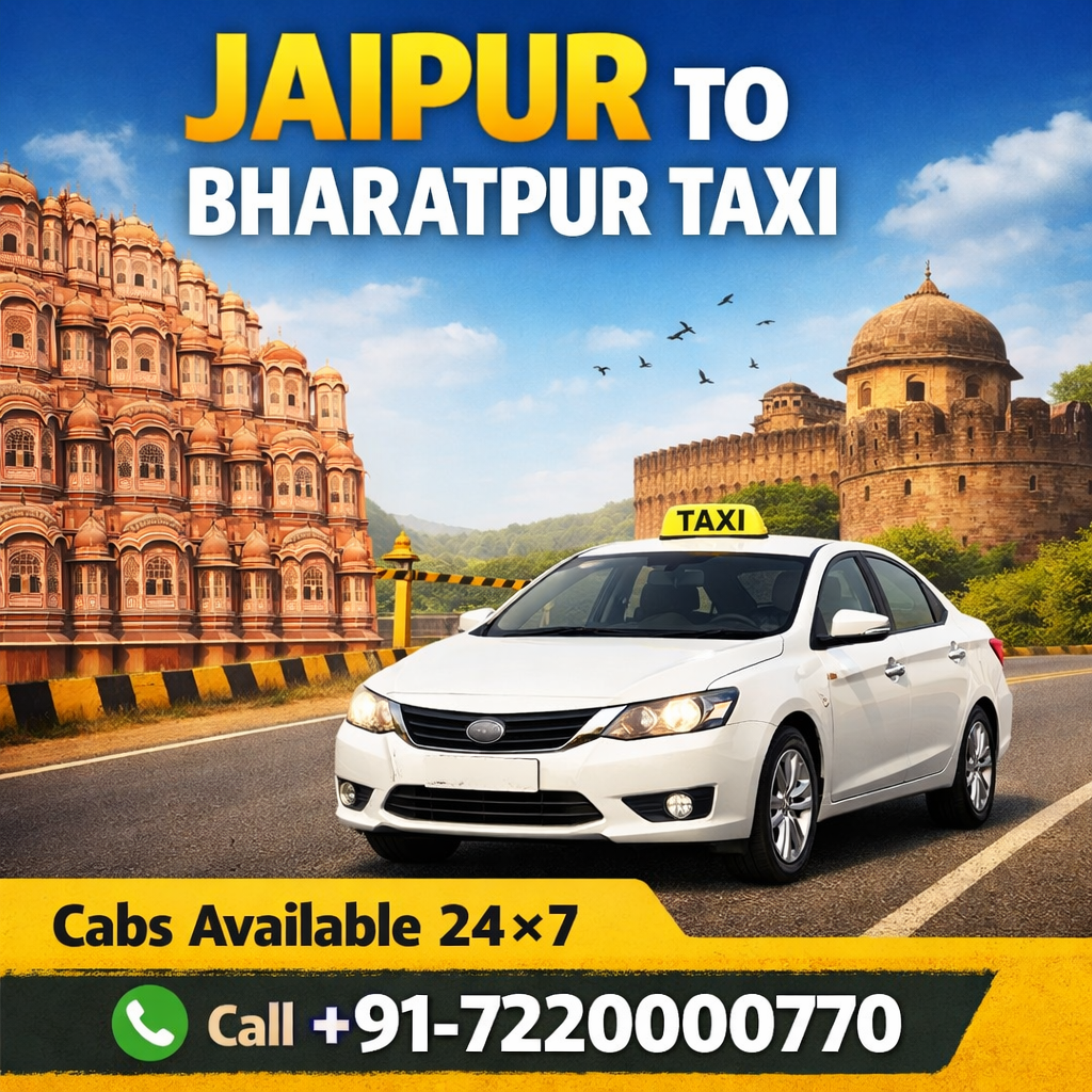 Taxi service from Jaipur to Bharatpur